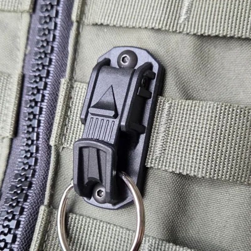 Outdoor Adventure Backpack - คลิปหนีบเข็มขัดอเนกประสงค์สำหรับกระเป๋าเป้ ตะขอแขวนอุปกรณ์หนัก คลิปหนีบกุญแจสำหรับเข็มขัด เหมาะสำหรับการช่วยเหลือ ฉุกเฉิน เอาตัวรอด