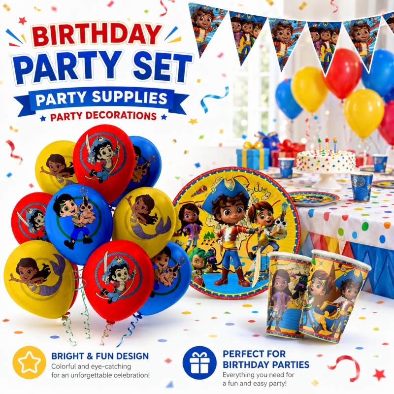 ซานติอาโก ออฟ เดอะ ซีส์ ชุดตกแ - Outdoor Adventure Birthday Party บทวิจารณ์และราคา