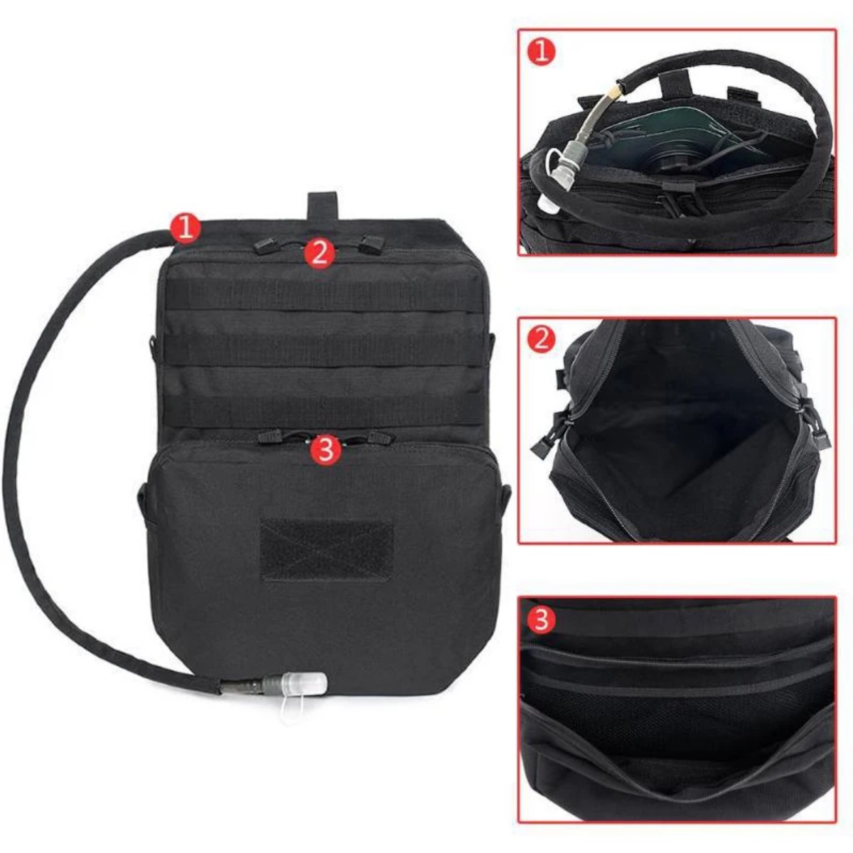 กระเป๋าเป้สะพายหลังสำหรับออกแค - Outdoor Adventure Backpack บทวิจารณ์และราคา