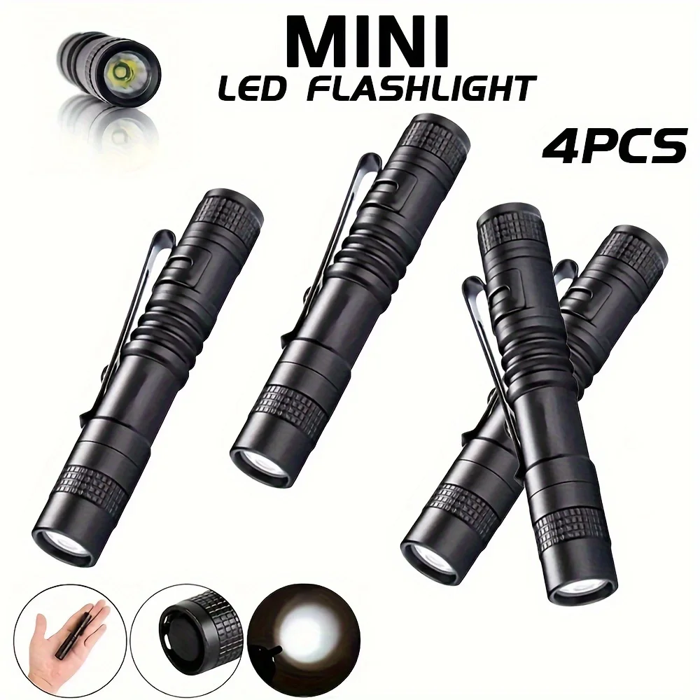 1-4PCS มินิแบบพกพาไฟ LED ปากกา - Outdoor Adventure Trips บทวิจารณ์และราคา