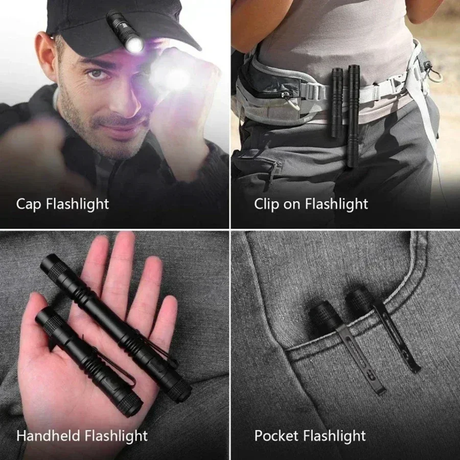 1-4PCS มินิแบบพกพาไฟ LED ปากกา - Outdoor Adventure Trips บทวิจารณ์และราคา