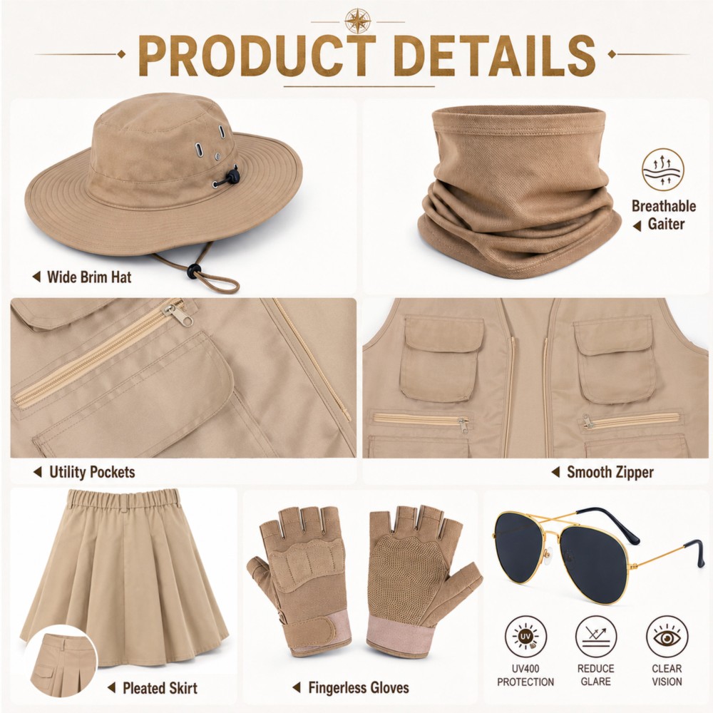 ผู้หญิงนักสำรวจเสื้อผ้ากลางแจ้ - Outdoor Adventure Outfit บทวิจารณ์และราคา