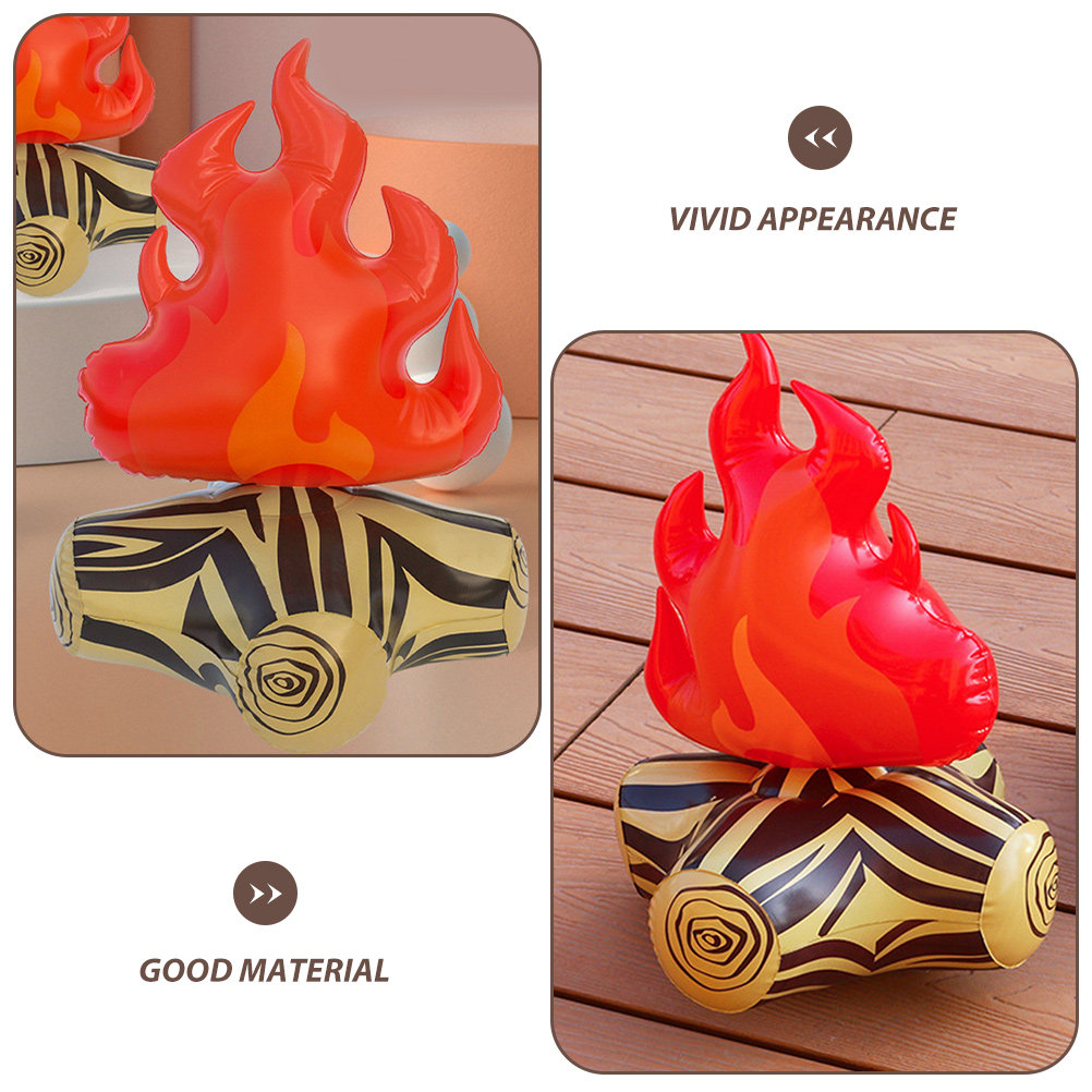 4 ชิ้น อุปกรณ์ตกแต่งกองไฟแบบพก - Outdoor Adventure Birthday Party บทวิจารณ์และราคา